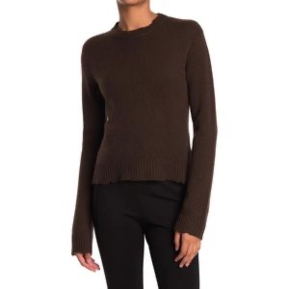 RTA Cedar Emma Cashmere Sweater Brown Large - Picture 5 of 15